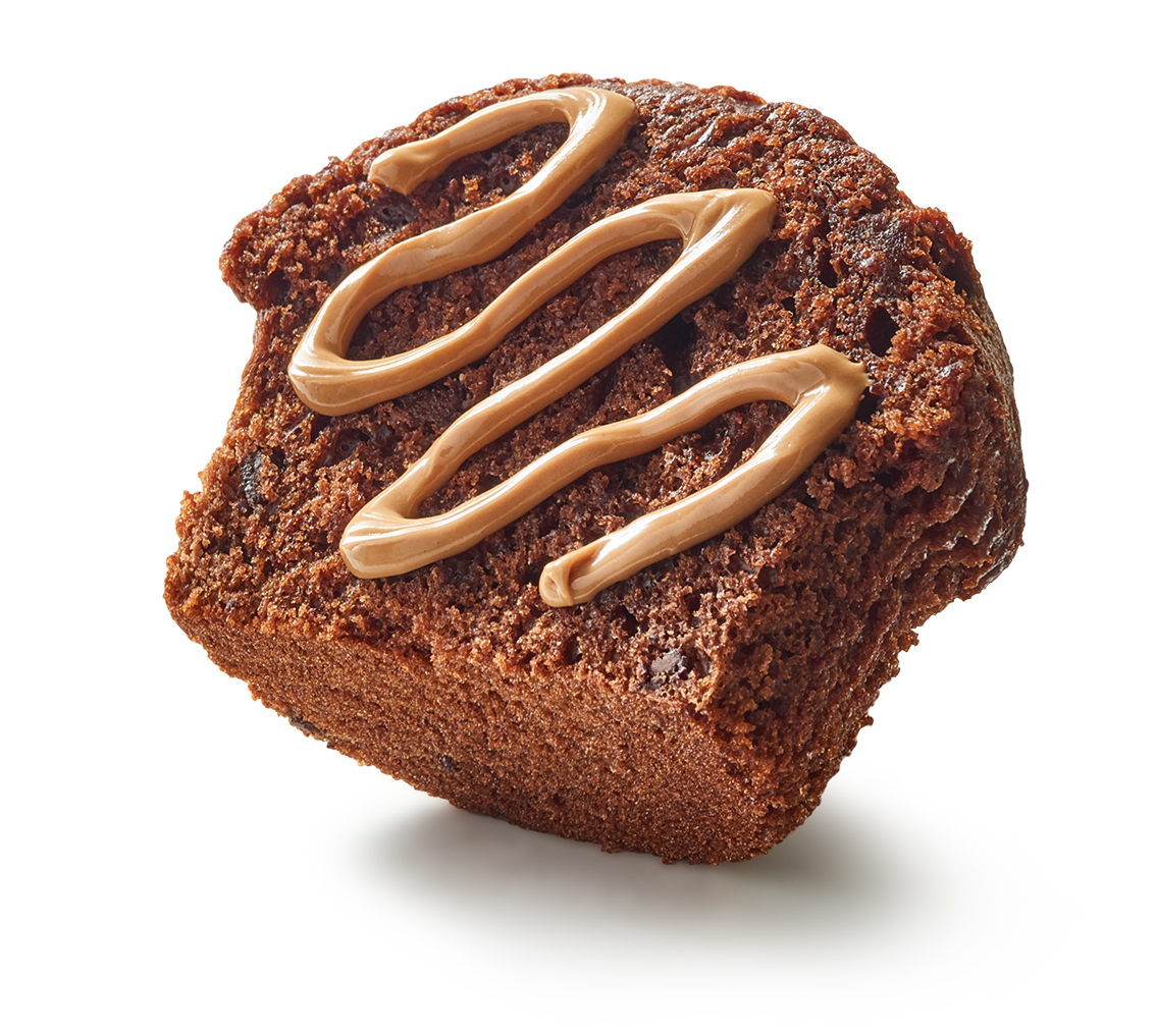 Chocolate Muffin from Oven Delights with Spread Delights Almond Spread