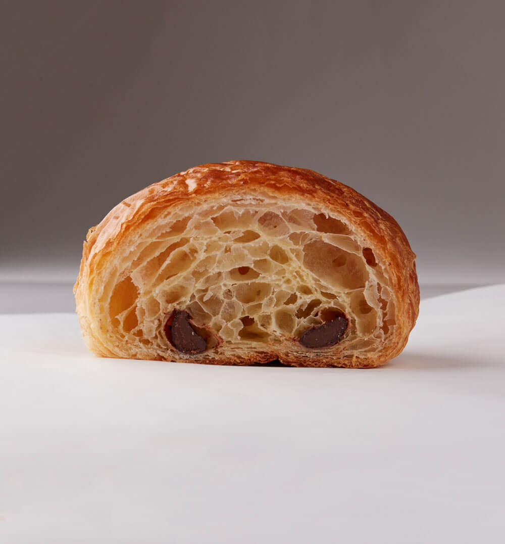 Oven Delights Chocolate Croissant Cross Section